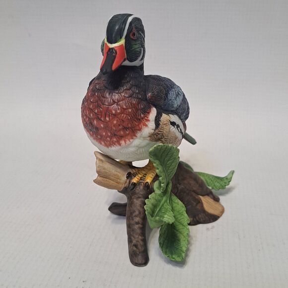 Lenox Fine Porcelain WOOD DUCK From The Garden Birds Collection 1990 Figurine - Picture 2 of 10